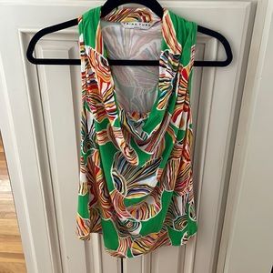 Trina Turk low cowlneck tank